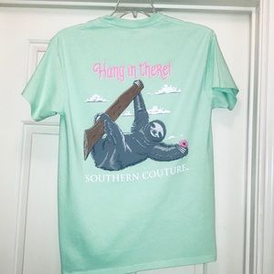 Southern Couture “Hang In There” Short Sleeve Tee